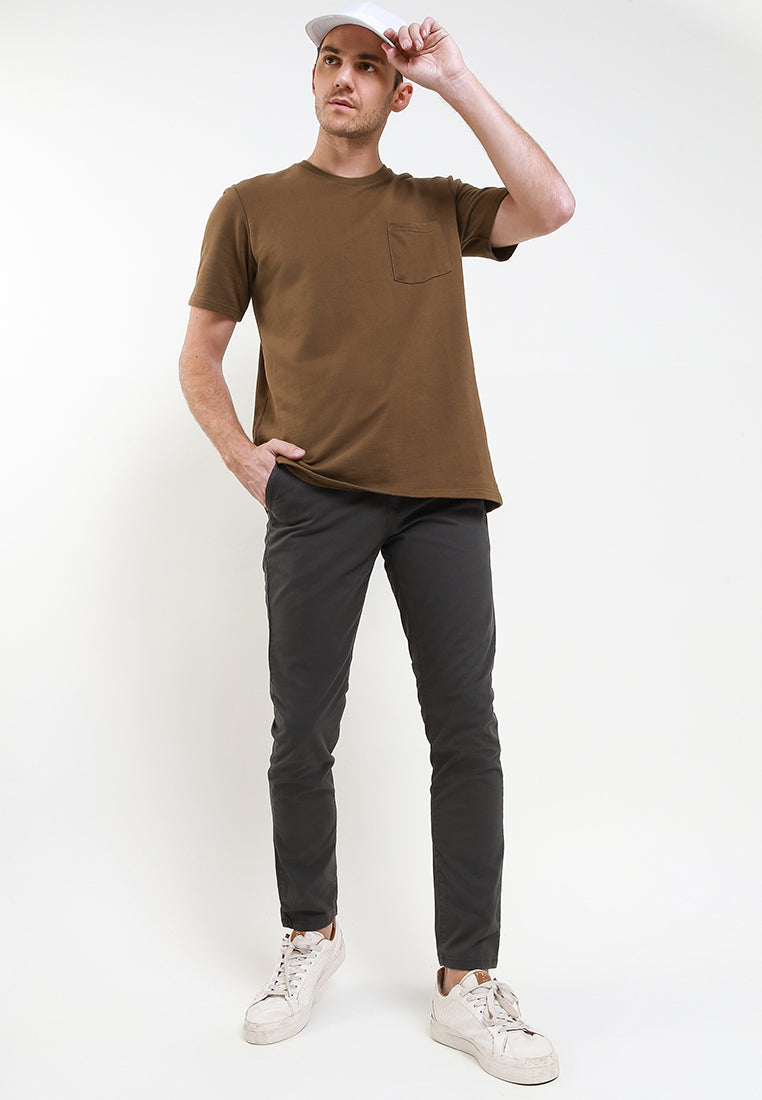 TRIPLE Celana Jogger Pant Stretch Slim Fit (261 828 JG DGB) - Dark Grey