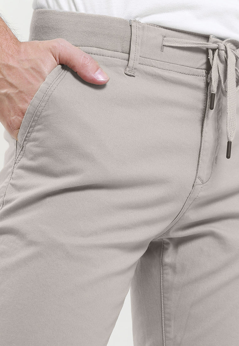 TRIPLE Celana Jogger Pant Stretch Slim Fit Grey (261 828 JG GRY) - Grey