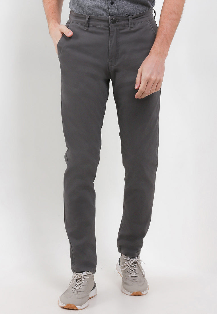 Celana Chinos Stretch Slim Fit | 285 828 04 GRE - Grey