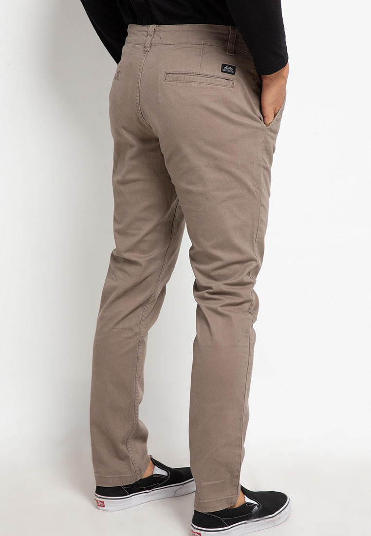 Celana Chinos Big Size Stretch Regular Slim | 285ZZ 858 04 - Khaki