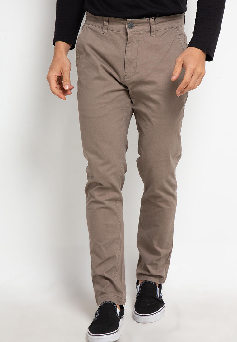 Celana Chinos Big Size Stretch Regular Slim | 285ZZ 858 04 - Khaki