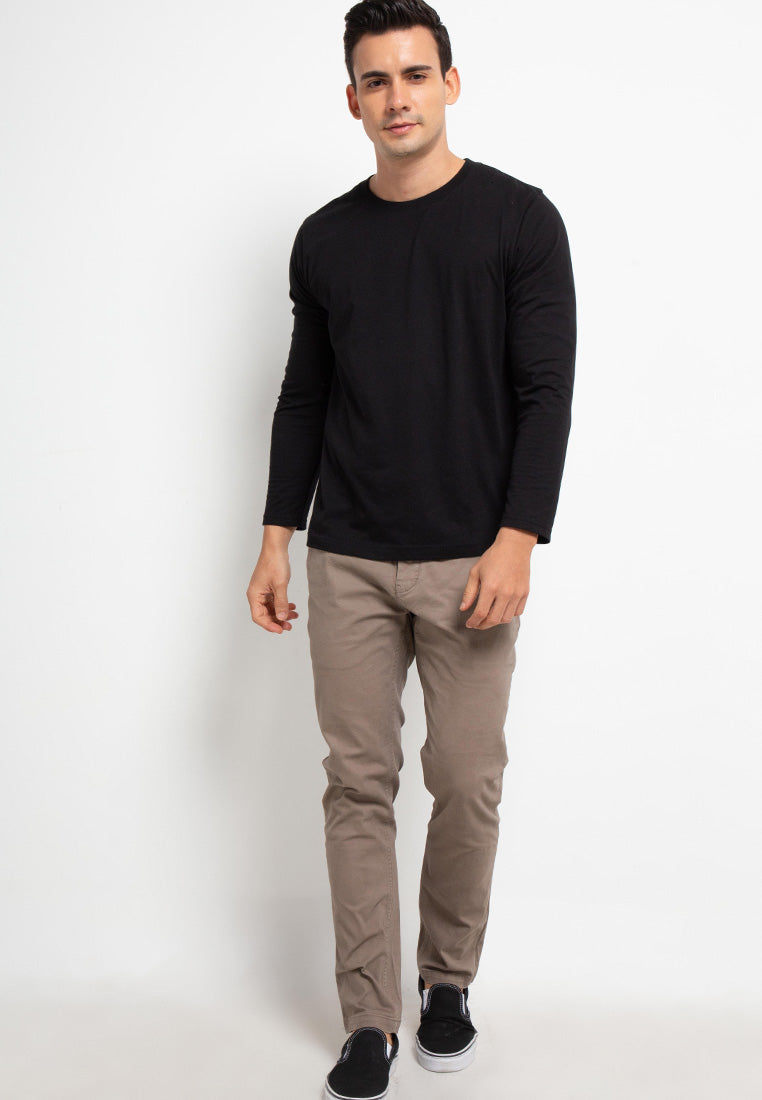 Celana Chinos Big Size Stretch Regular Slim | 285ZZ 858 04 - Khaki