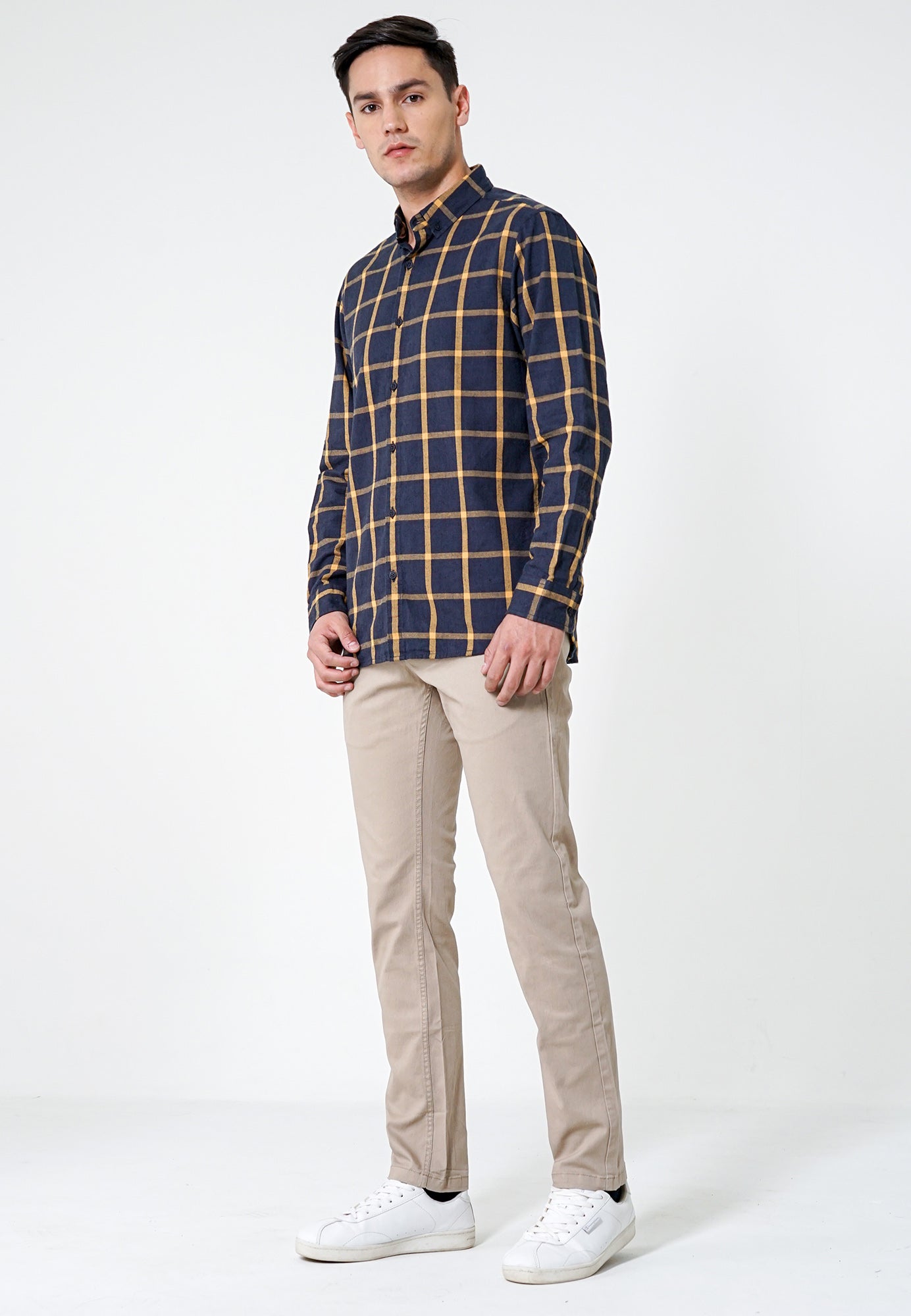 Celana Chinos Big Size Stretch Regular Slim | 285ZZ 858 04 - Light Khaki