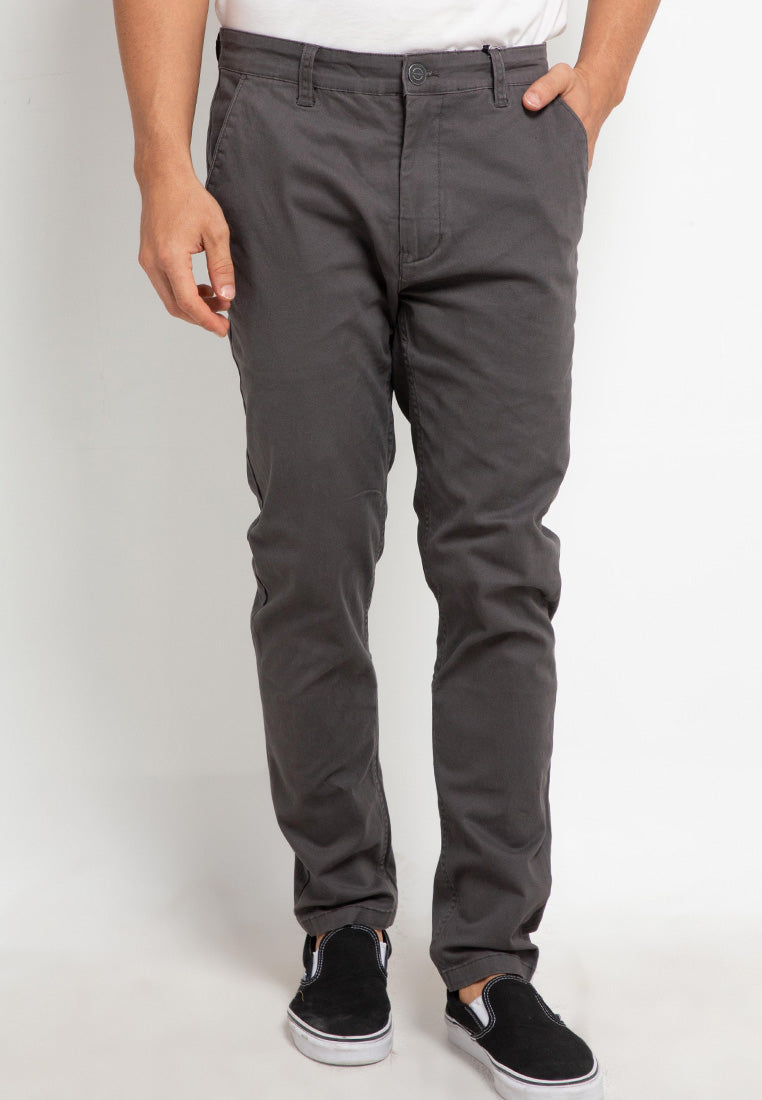 Celana Chinos Big Size Stretch Regular Slim | 285ZZ 858 04 - Grey