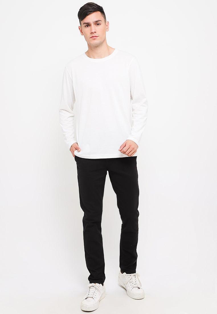 TRIPLE Celana Jogger Pant Stretch Slim Fit (317 828 JG BLK) - Black