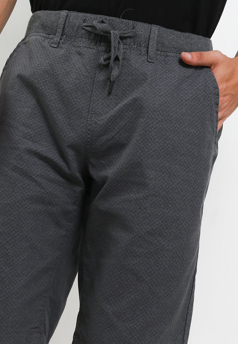 TRIPLE Celana Pendek Chinos Stretch (335 848 MGR)- Mid Grey