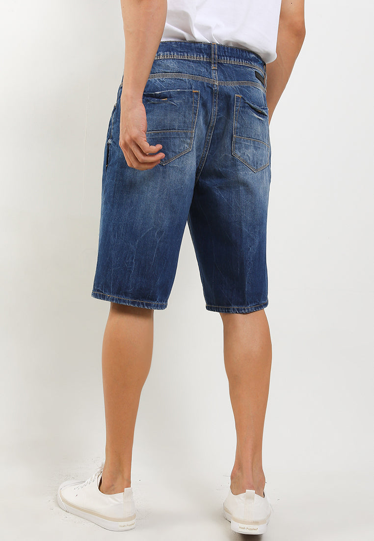 Celana Pendek Denim Reguler Slim | 339 848 02 BWB - Medium Wash