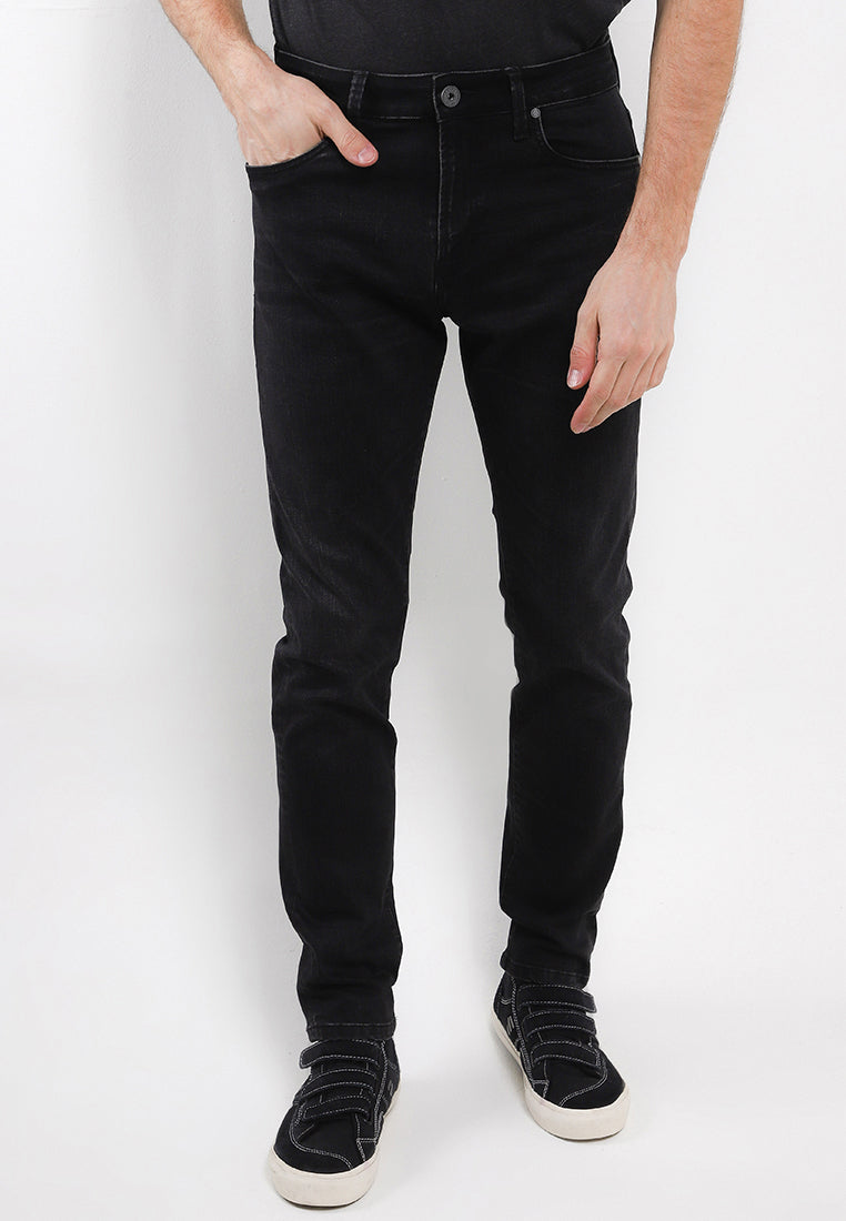 Celana Jeans Stretch Slim Fit 335 828 01 BWB Black