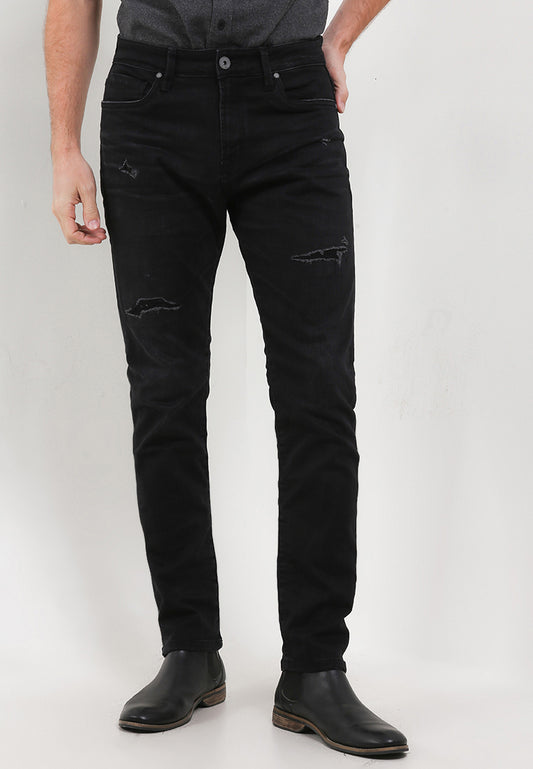 Celana Jeans Stretch Slim Fit | 353F 828 01 BWA - Black