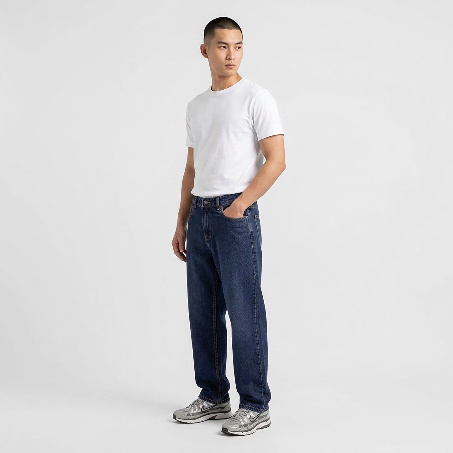 TRIPLE Celana Loose Jeans Non Stretch (369 899 01 BWB)