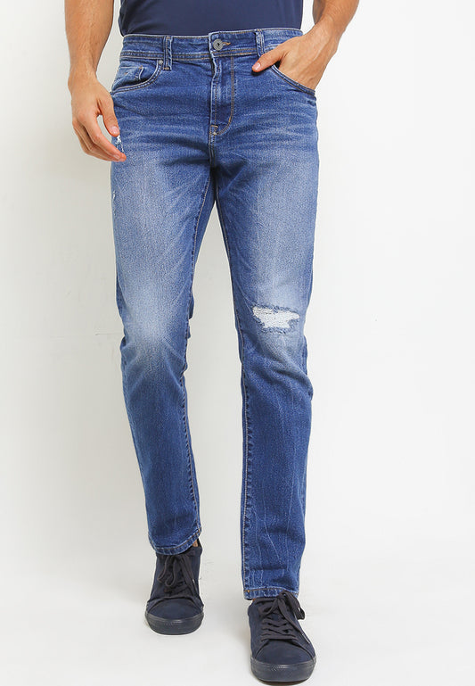 Celana Jeans Slim Fit Stretch | 94 828 02 BCF - Light Wash