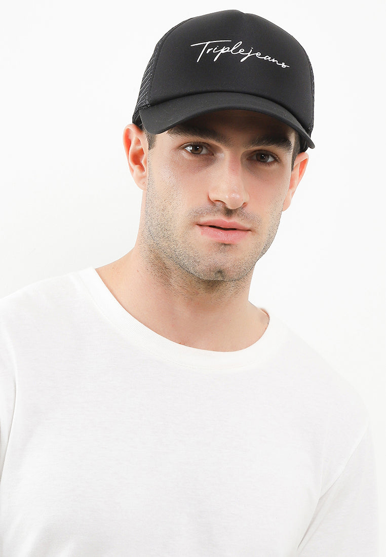 Topi Casual Trucker Unisex - Black
