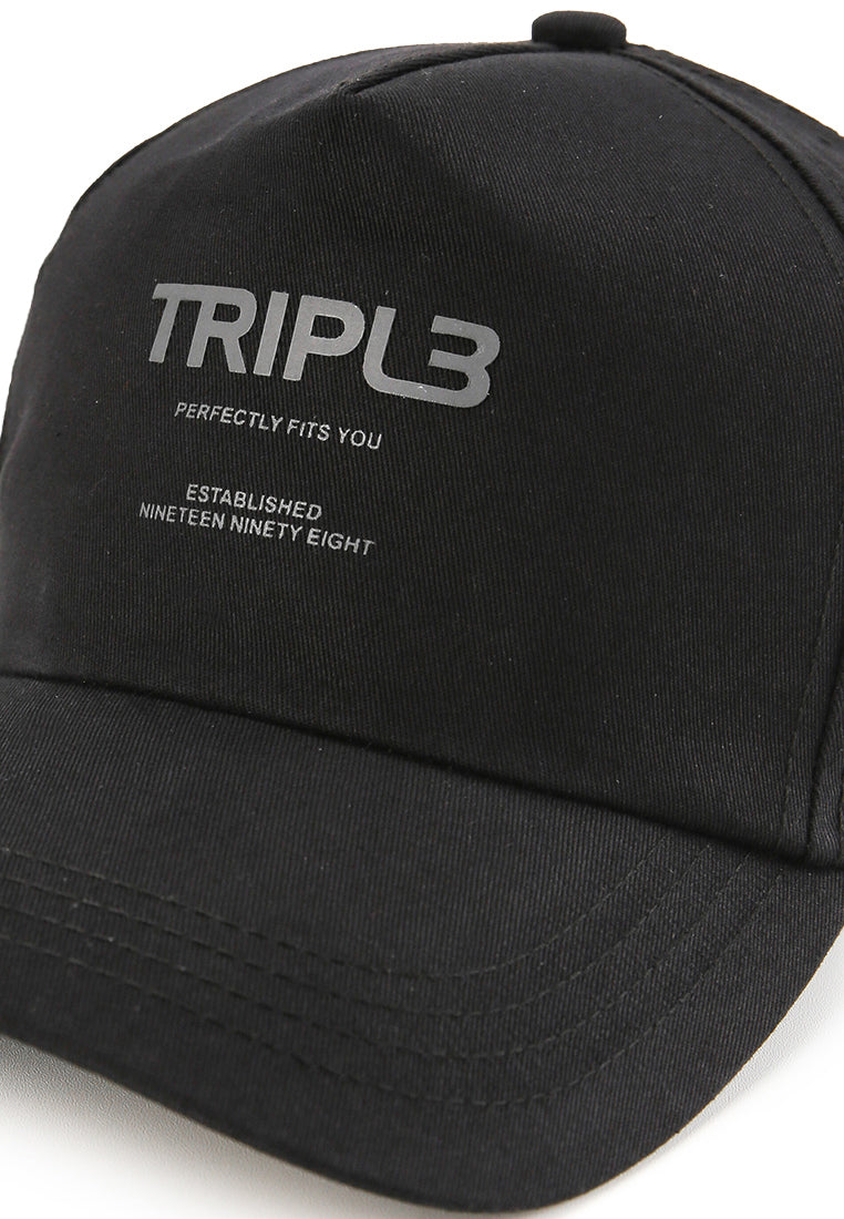 Topi Baseball Unisex - Black