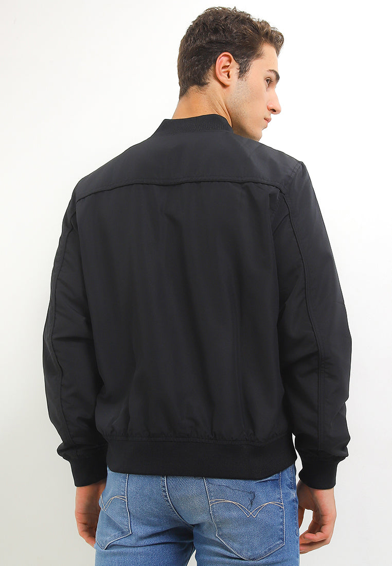 Jaket Bomber Parasut | JK PRS 535 11 - Black