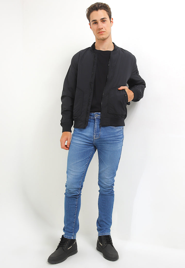 Jaket Bomber Parasut | JK PRS 535 11 - Black