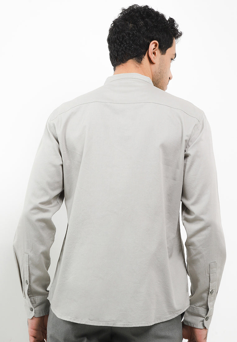Kemeja Lengan Panjang Slim Fit | LS MC 415 - Grey