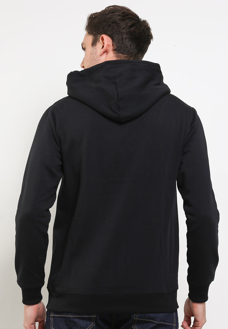 Hoodie Unisex Reguler Fit | YHD 007 - Black