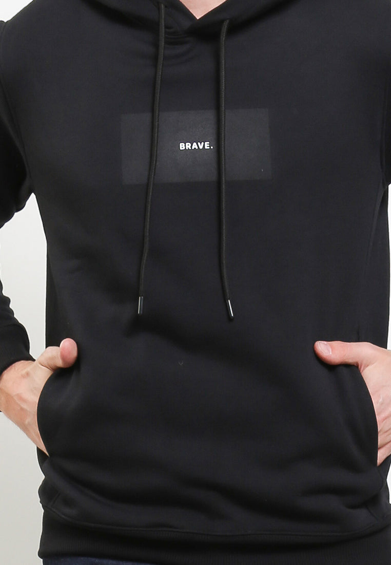 Hoodie Unisex Reguler Fit | YHD 007 - Black