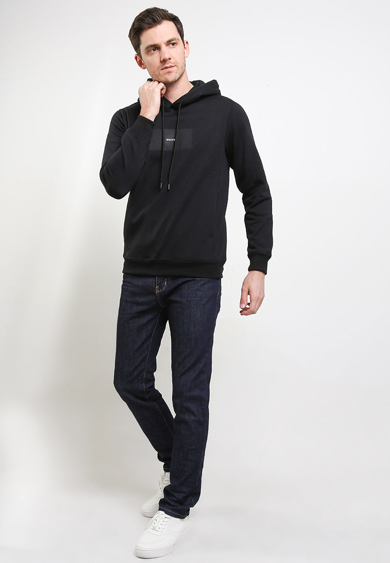 Hoodie Unisex Reguler Fit | YHD 007 - Black