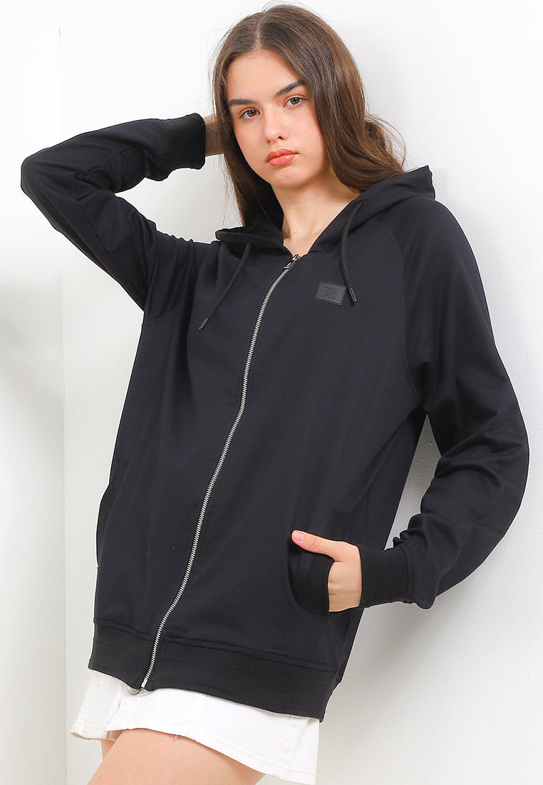 Hoodie Unisex Reguler Fit | YHD 011 - Black