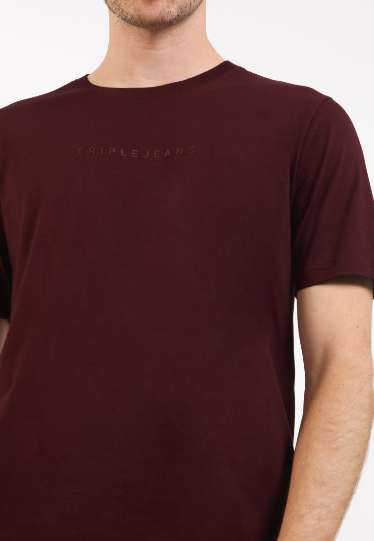 Tshirt Regular Fit | YTS 106 - Maroon