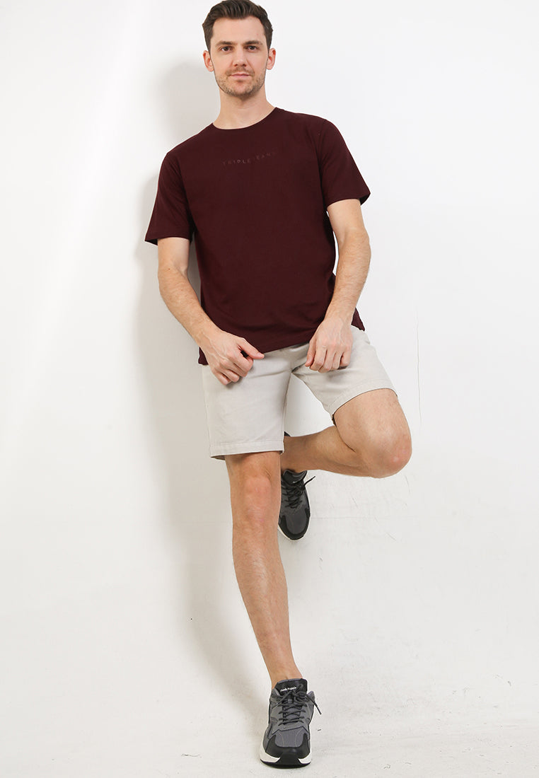 Tshirt Regular Fit | YTS 106 - Maroon