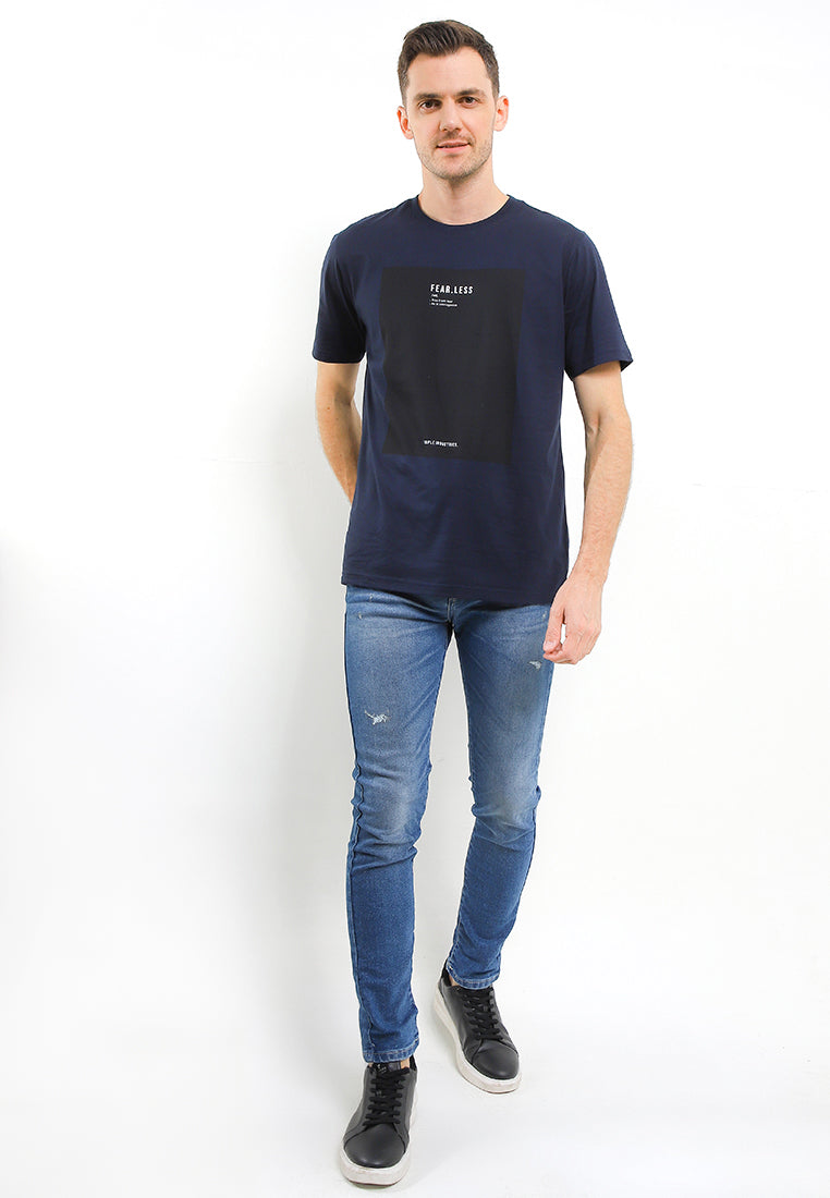 Tshirt Regular Fit | YTS 134 - Navy