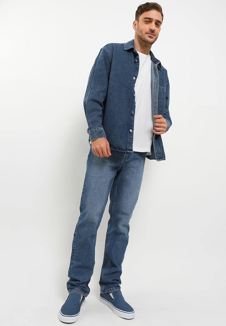 Celana Jeans Non Stretch Regular Slim | 191 858 - Light Wash A