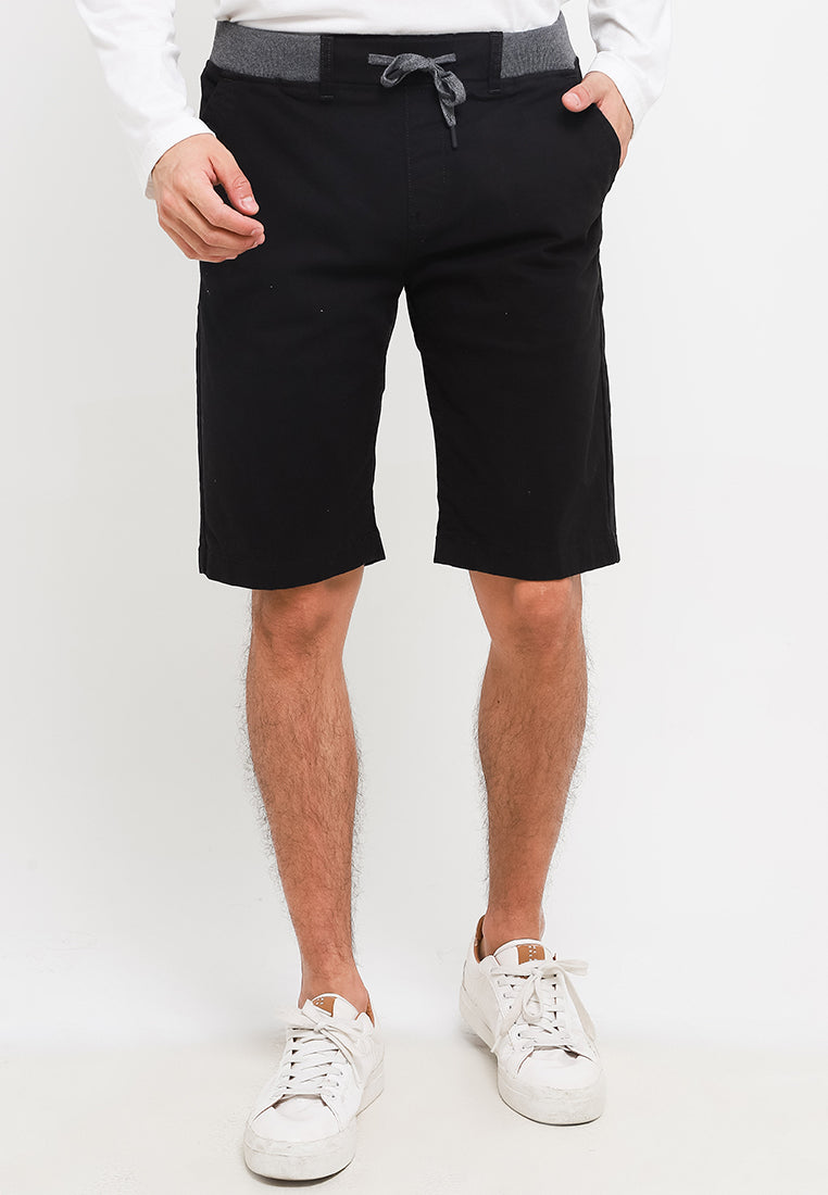 Celana Pendek Chinos Stretch | 261 848S - Black