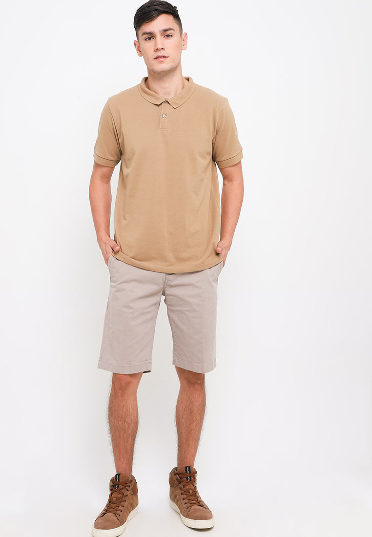 Celana Pendek Chinos Stretch | 261 848S - Mid Grey