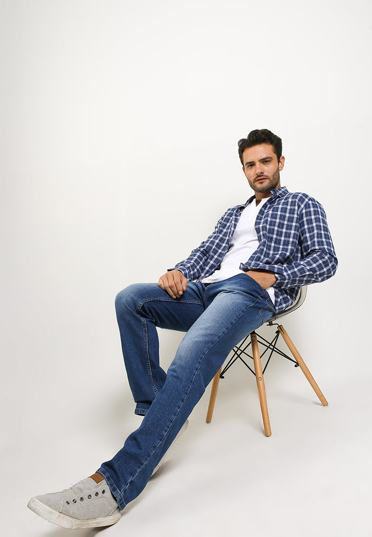 Celana Jeans Stretch Regular Slim | 94 858 - Light Wash