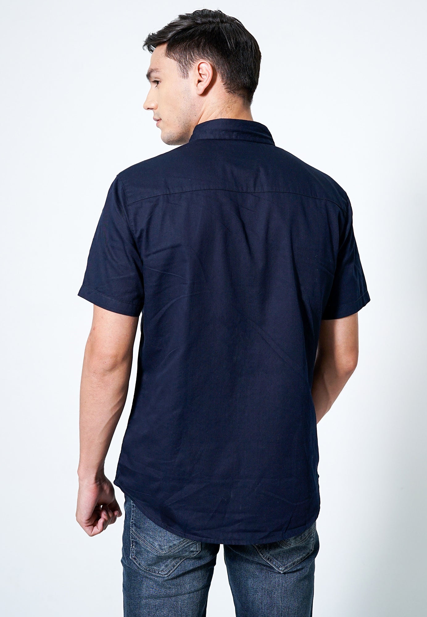 Kemeja Poplin Lengan Pendek Slim Fit | SS 416