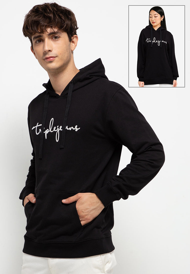 Hoodie Unisex | YHD 001 - Black