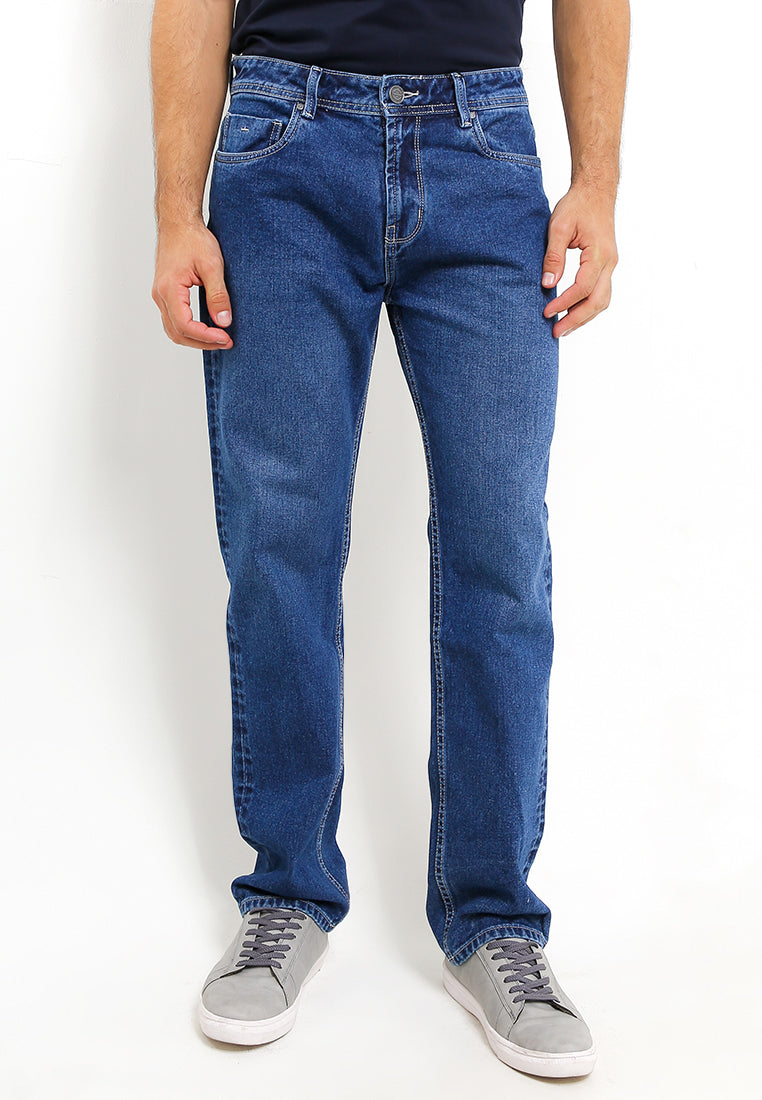 Celana Jeans Reguler Fit Non Stretch | 191 888 05 BWB - Dark Wash