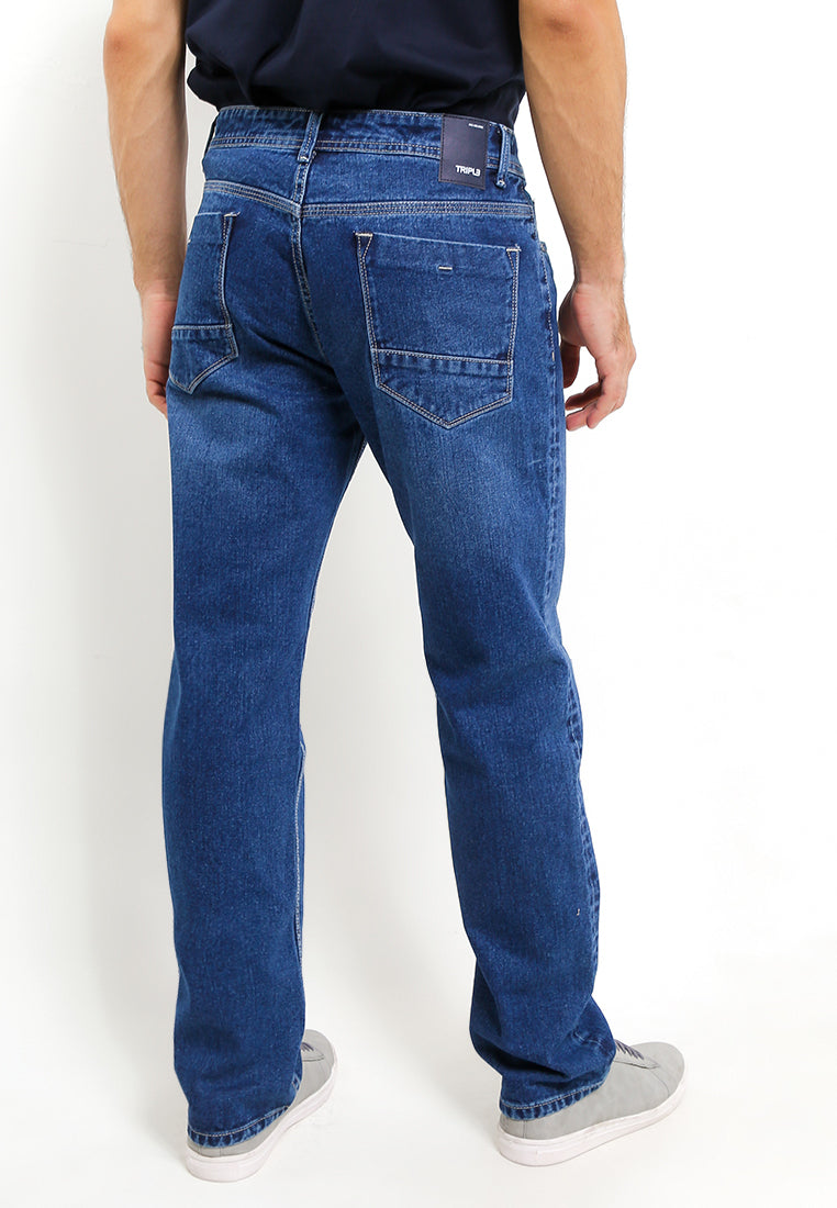 Celana Jeans Reguler Fit Non Stretch | 191 888 05 BWB - Dark Wash