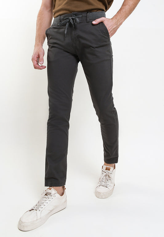 TRIPLE Celana Jogger Pant Stretch Slim Fit (261 828 JG DGB) - Dark Grey