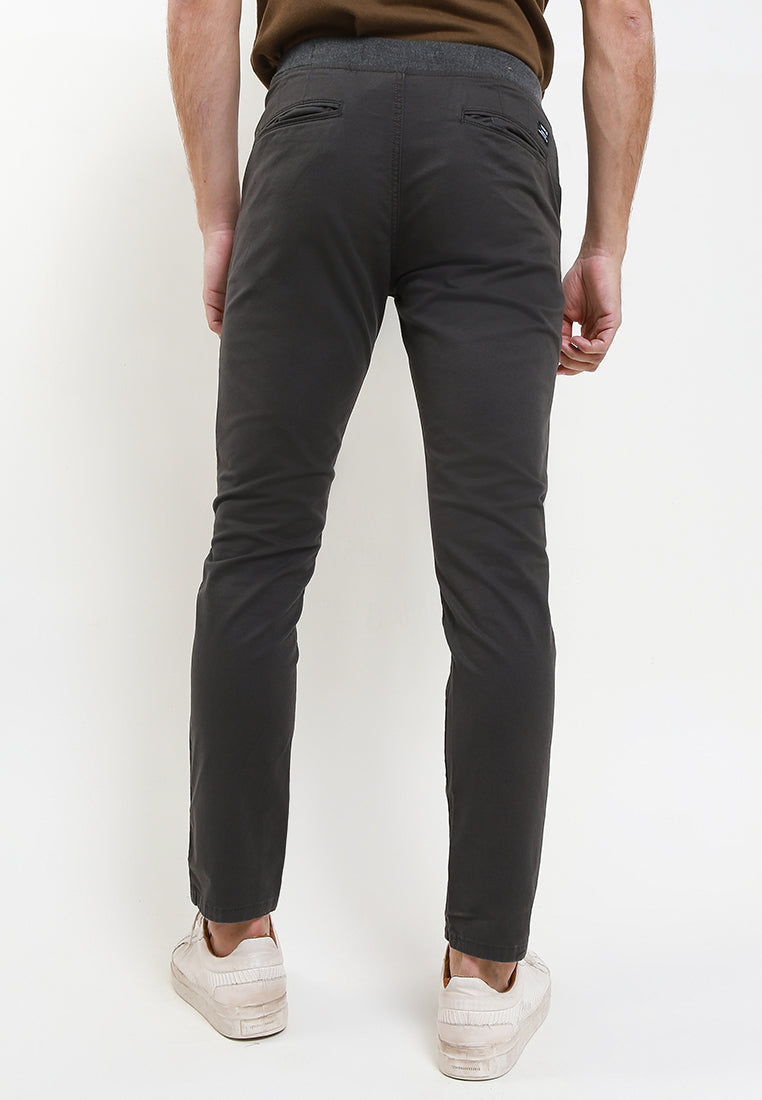 TRIPLE Celana Jogger Pant Stretch Slim Fit (261 828 JG DGB) - Dark Grey