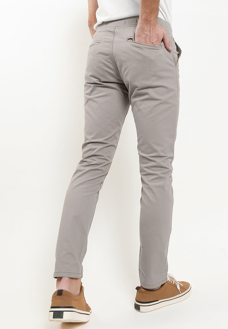 TRIPLE Celana Jogger Pant Stretch Slim Fit Grey (261 828 JG GRY) - Grey