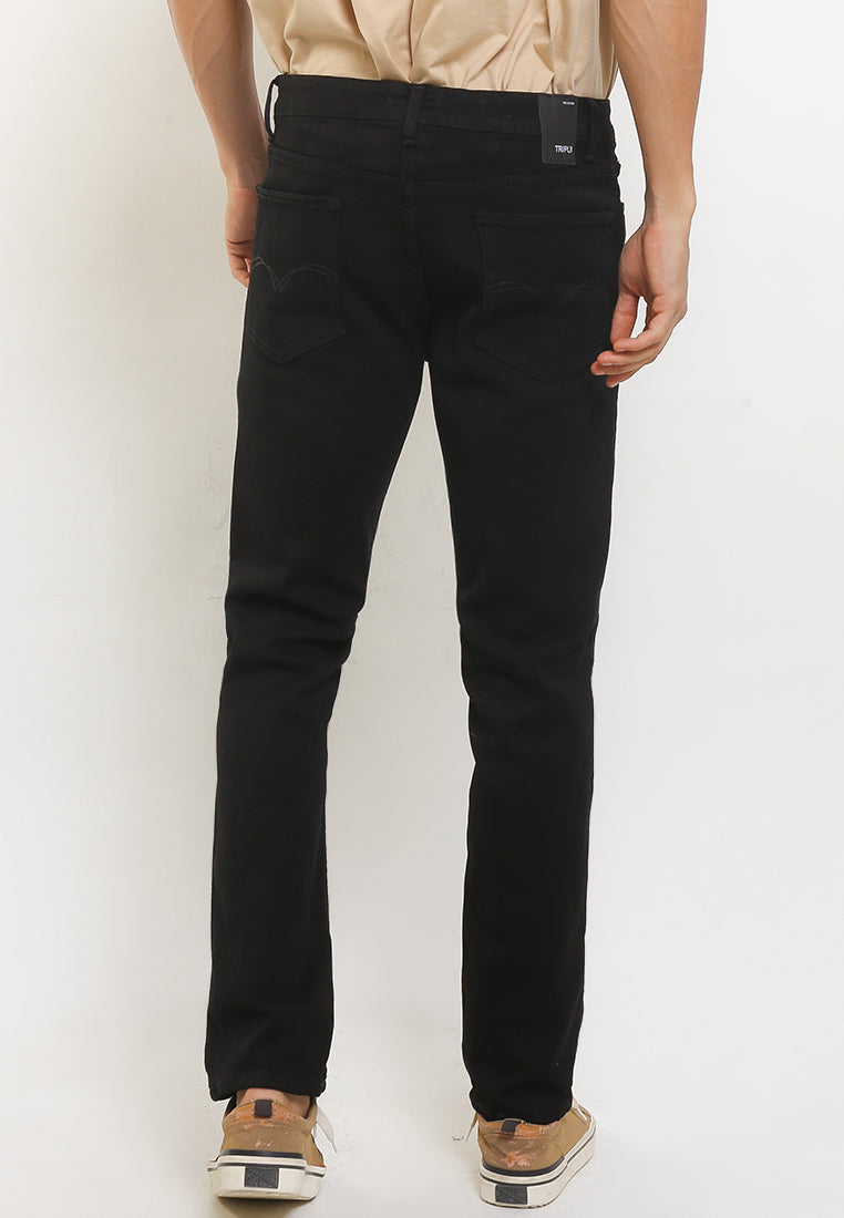 Celana Jeans Stretch Reguler Slim | 331 858 23 - Black