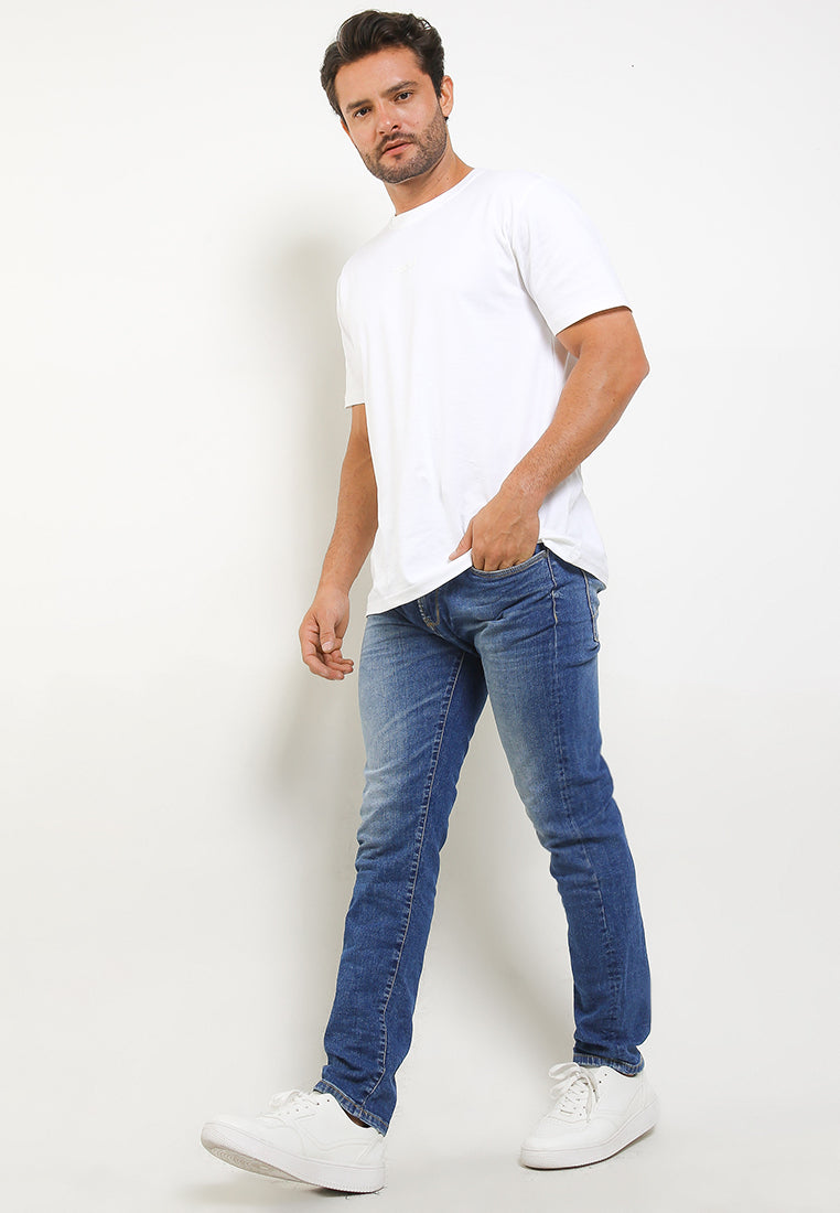 TRIPLE Celana Jeans Stretch Slim Fit | 338 828 02 BWC - Light Wash