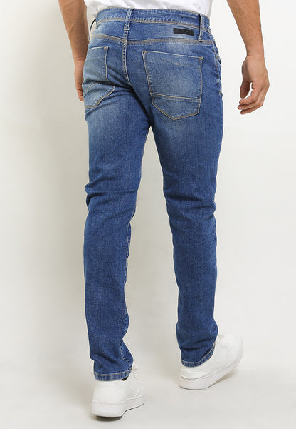 TRIPLE Celana Jeans Stretch Slim Fit | 338 828 02 BWC - Light Wash