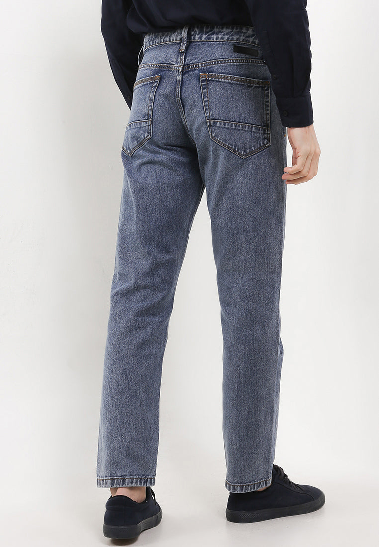 Celana Jeans Non Stretch Regular Slim | 345 858 01 BWB - Medium Wash
