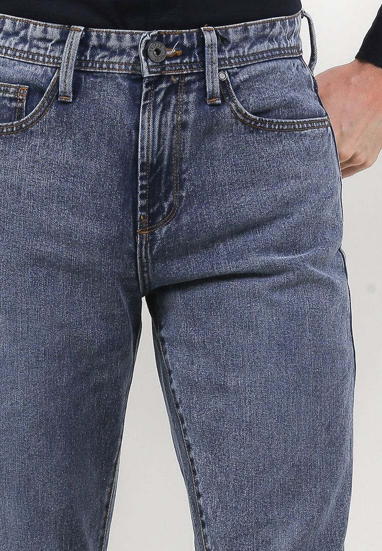 Celana Jeans Non Stretch Regular Slim | 345 858 01 BWB - Medium Wash