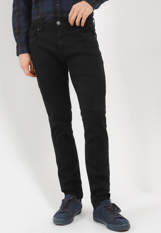 TRIPLE Celana Jeans Stretch Slim Fit Super Black (349 828 05 23)