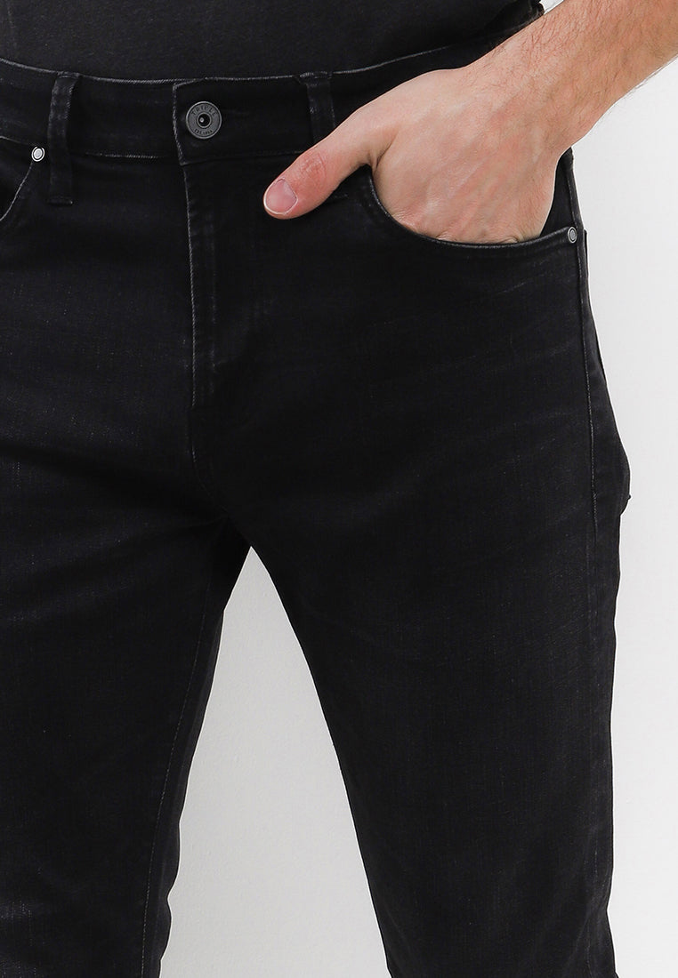 Celana Jeans Stretch Slim Fit | 335 828 01 BWB - Black