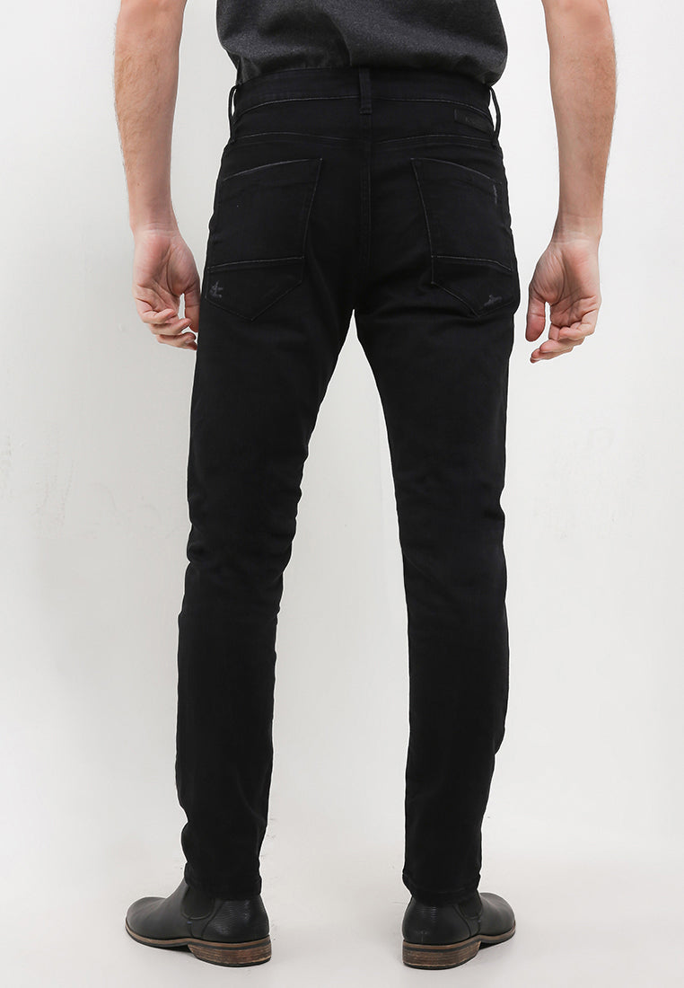Celana Jeans Stretch Slim Fit | 335F 828 01 BWA - Black