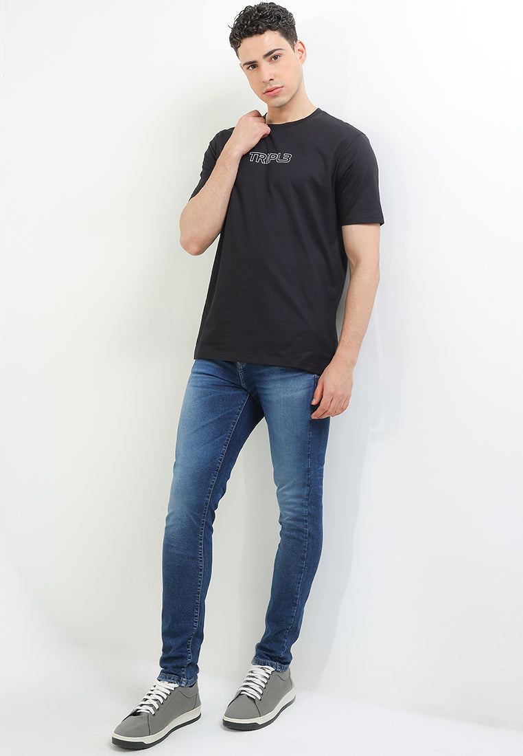 TRIPLE Celana Jeans Stretch Slim Fit (358 828 02 BWB)