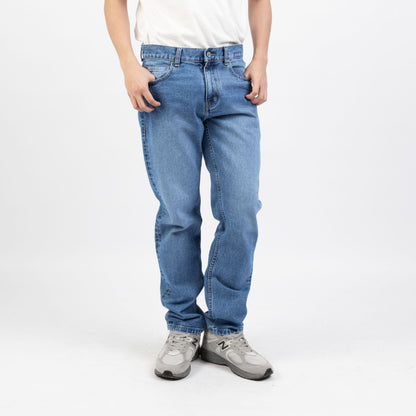 TRIPLE Celana Jeans Regular Slim Medium Wash Non Stretch (191 858 BWC)