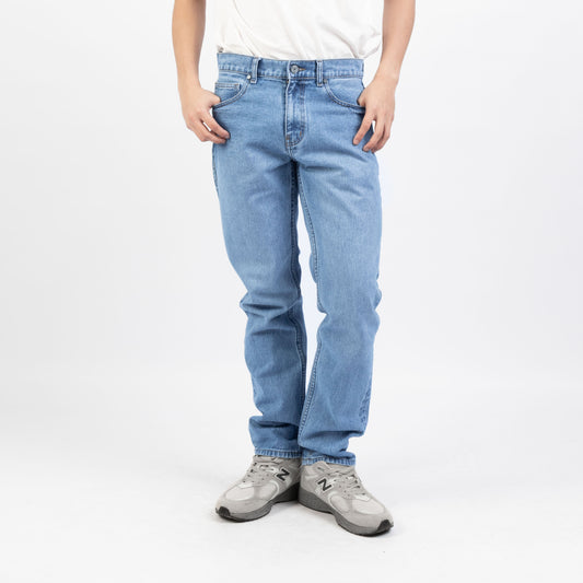 TRIPLE Celana Jeans Regular Slim Medium Wash Non Stretch (191 858 BWD)