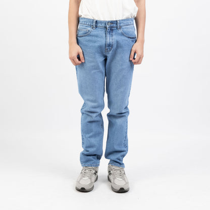 TRIPLE Celana Jeans Regular Slim Medium Wash Non Stretch (191 858 BWD)